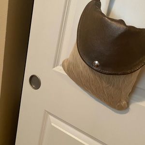 Cowhide purse